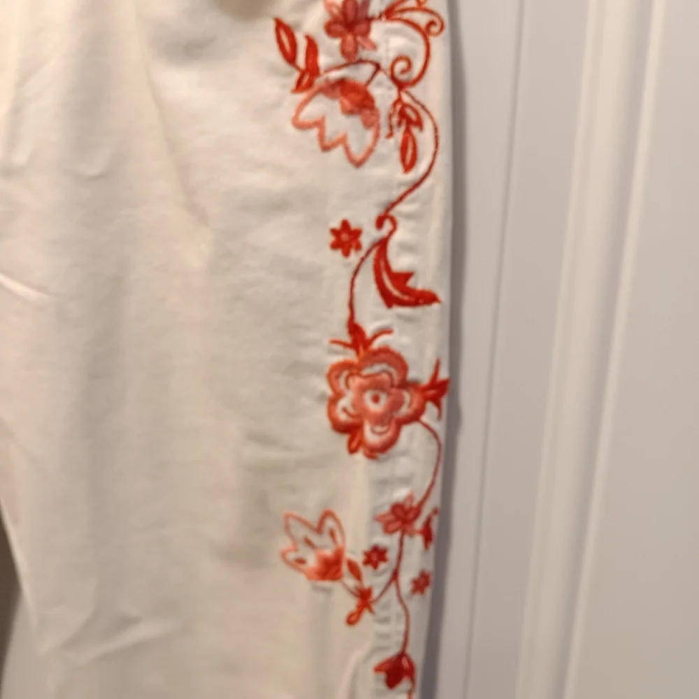 Driftwood Farrah Flare Jeans Isabel Embroidered Wmn’s Sz 31 Boho Cowgirl Western - Picture 3 of 9